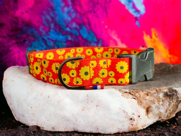 Collier Daisy Red